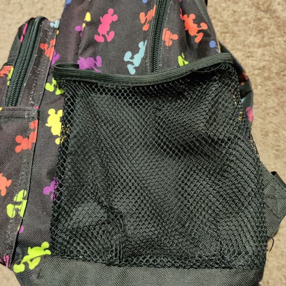 Walt Disney World Exclusive Authentic Original Mickey Backpack 3 Zip Pockets - Picture 7 of 9